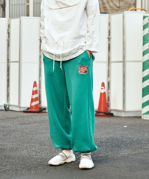 専用☆ モスグリーン　グレースウェットパンツセット SPOC STORE（スポックストア）の「【SPOC STORE】裏起毛 ワンポイント