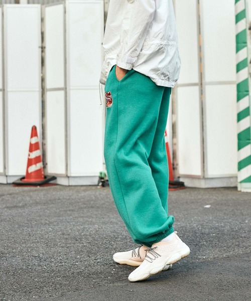 SPOC STORE（スポックストア）の「【SPOC STORE】裏起毛 ワンポイント刺繍ワイドスウェットパンツ（スウェットパンツ・メンズ・グレー/グリーン/モスグリーン/ネイビー・M/L/S）」の11枚目の写真