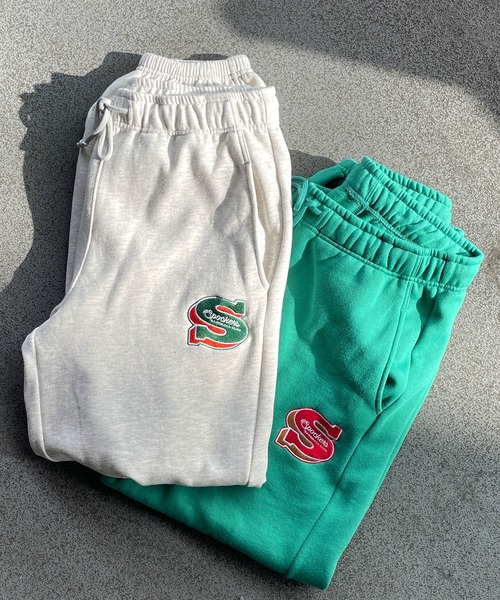 SPOC STORE（スポックストア）の「【SPOC STORE】裏起毛 ワンポイント刺繍ワイドスウェットパンツ（スウェットパンツ・メンズ・グレー/グリーン/モスグリーン/ネイビー・M/L/S）」の16枚目の写真