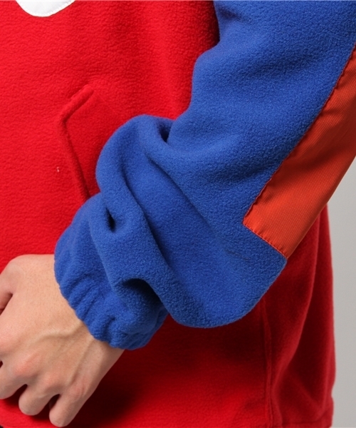 ALDIES（アールディーズ）の「Coldoba Jacket フリース切り替えジップアップパーカー（ブルゾン・メンズ・ネイビー/レッド/ブラック/ピンク・SMALL/MEDIUM/LARGE）」の12枚目の写真