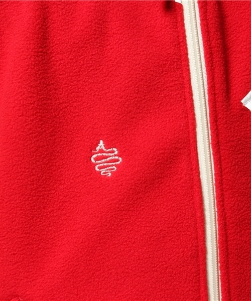 ALDIES（アールディーズ）の「Coldoba Jacket フリース切り替えジップアップパーカー（ブルゾン・メンズ・ネイビー/レッド/ブラック/ピンク・SMALL/MEDIUM/LARGE）」の13枚目の写真