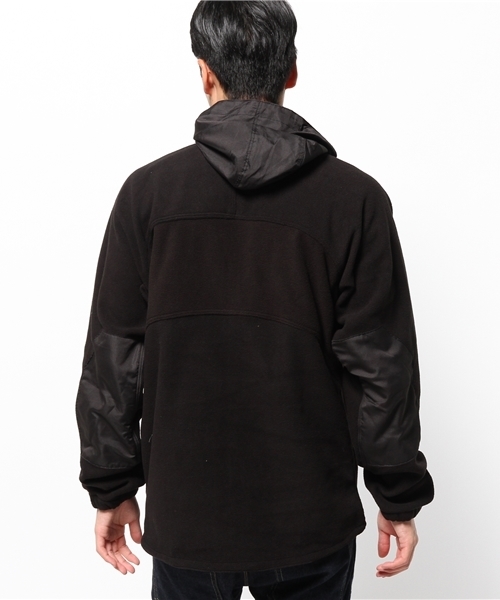 ALDIES（アールディーズ）の「Coldoba Jacket フリース切り替えジップアップパーカー（ブルゾン・メンズ・ネイビー/レッド/ブラック/ピンク・SMALL/MEDIUM/LARGE）」の8枚目の写真