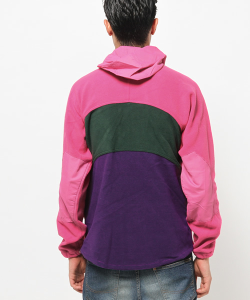 ALDIES（アールディーズ）の「Coldoba Jacket フリース切り替えジップアップパーカー（ブルゾン・メンズ・ネイビー/レッド/ブラック/ピンク・SMALL/MEDIUM/LARGE）」の18枚目の写真