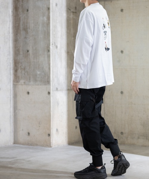 JOHN'S CLOSET（ジョンズクローゼット）の「【13】バックル＆テープ付きジョガーカーゴパンツ（カーゴパンツ・メンズ・ブラック/オリーブ・MEDIUM/LARGE）」の19枚目の写真