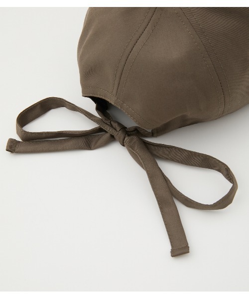 AZUL by moussy（アズールバイマウジー）の「BACK RIBBON TWILLCAP/バックリボンツイルキャップ（キャップ・レディース・ダークブラウン/ダークグリーン/ブラック・FREE）」の20枚目の写真