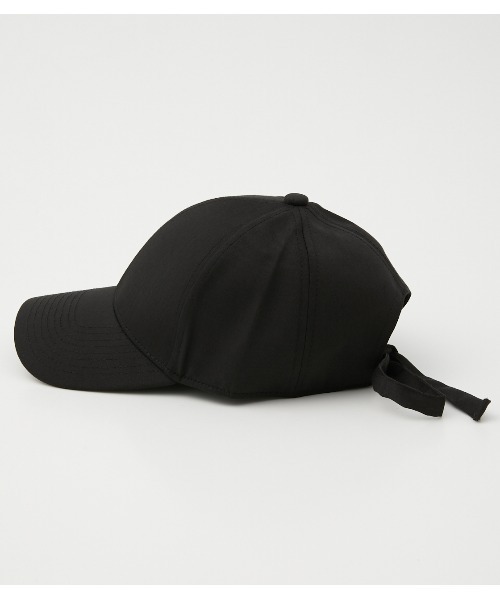 AZUL by moussy（アズールバイマウジー）の「BACK RIBBON TWILLCAP/バックリボンツイルキャップ（キャップ・レディース・ダークブラウン/ダークグリーン/ブラック・FREE）」の18枚目の写真