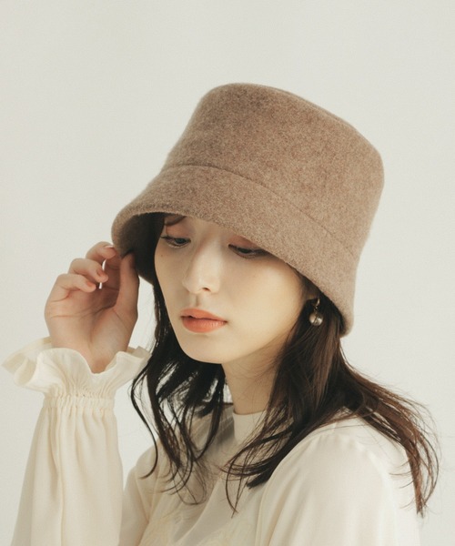 Andemiu（アンデミュウ）の「バケットHAT958392（ハット・レディース・ブラック/ベージュ・FREE）」の3枚目の写真