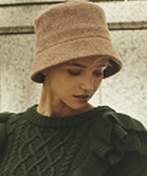 Andemiu（アンデミュウ）の「バケットHAT958392（ハット・レディース・ブラック/ベージュ・FREE）」の20枚目の写真