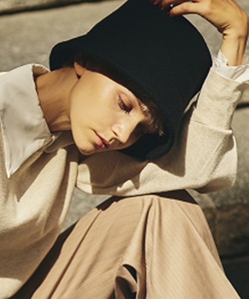 Andemiu（アンデミュウ）の「バケットHAT958392（ハット・レディース・ブラック/ベージュ・FREE）」の19枚目の写真