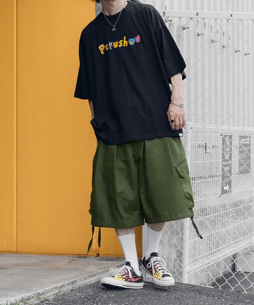 Perushu(ペルーシュ)の「PerushuロゴTシャツ(Tシャツ/カットソー・メンズ・ホワイト/ブラック/ホワイト系その他/ブラック系その他・MEDIUM/LARGE)」の22枚目の写真