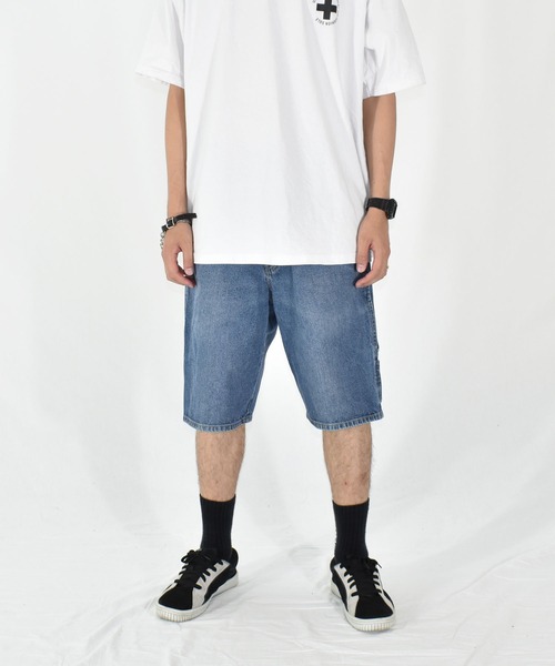 MARITHE + FRANCOIS GIRBAUD（マリテフランソワジルボー）の「【ヴィンテージ古着】マリテ+フランソワ・ジルボー　デニムハーフパンツ MARITHE + FRANCOIS GIRBAUD（デニムパンツ・メンズ・ブルー・33）」の3枚目の写真