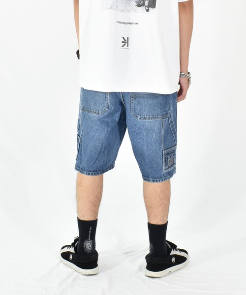 MARITHE + FRANCOIS GIRBAUD（マリテフランソワジルボー）の「【ヴィンテージ古着】マリテ+フランソワ・ジルボー　デニムハーフパンツ MARITHE + FRANCOIS GIRBAUD（デニムパンツ・メンズ・ブルー・33）」の6枚目の写真