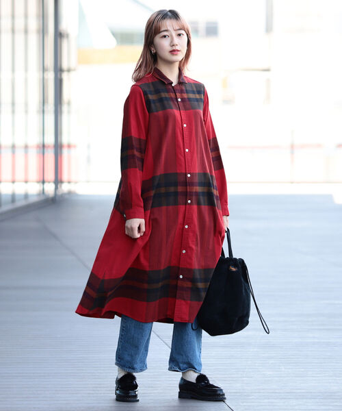 セール Beams Boy ビッグ タータン ワンピース ワンピース Beams Boy ビームスボーイ のファッション通販 Zozotown