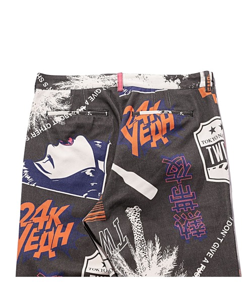 24karats（トゥウェンティーフォーカラッツ）の「Paraiso Pattern Pants（その他パンツ・メンズ・ブラック・MEDIUM）」の10枚目の写真