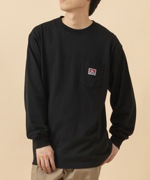 BEN DAVIS（ベンデイビス）の「【BENDAVIS／ベンデイビス】ピスネーム付きポケット長袖Tシャツ（Tシャツ/カットソー・メンズ）」