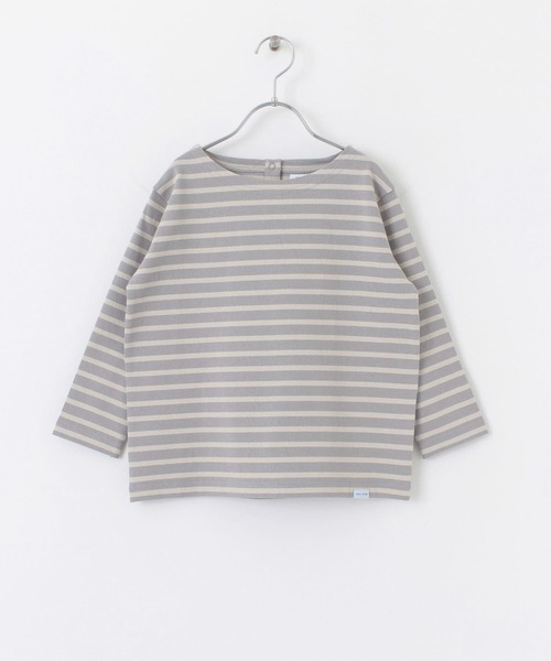 FORK&SPOON（フォークアンドスプーン）の「FORK&SPOON ボートネックボーダー(KIDS)（Tシャツ/カットソー・キッズ・グレー系その他/レッド系その他・90/105/120/135）」の21枚目の写真