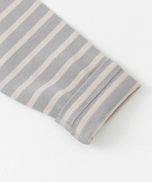 FORK&SPOON（フォークアンドスプーン）の「FORK&SPOON ボートネックボーダー(KIDS)（Tシャツ/カットソー・キッズ・グレー系その他/レッド系その他・90/105/120/135）」の19枚目の写真