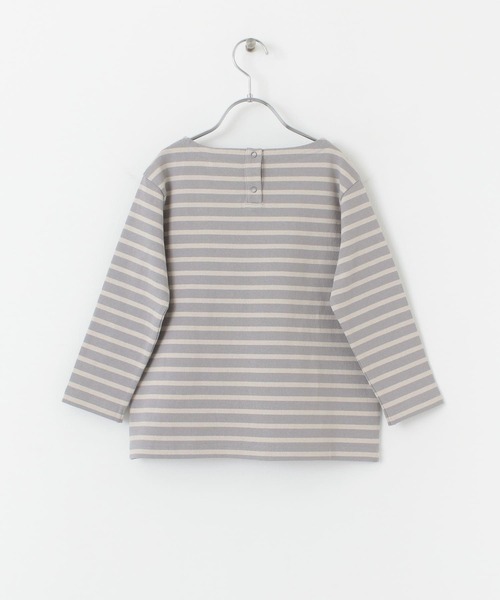 FORK&SPOON（フォークアンドスプーン）の「FORK&SPOON ボートネックボーダー(KIDS)（Tシャツ/カットソー・キッズ・グレー系その他/レッド系その他・90/105/120/135）」の18枚目の写真