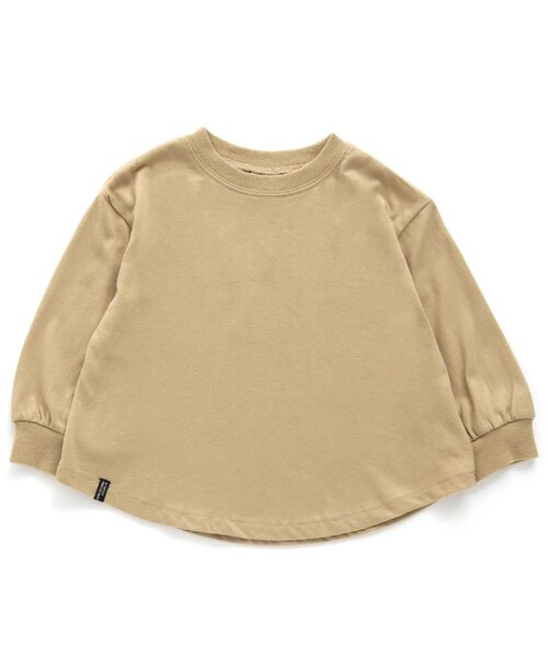 BREEZE（ブリーズ）の「WEB限定 無地.ボーダーロンT（Tシャツ/カットソー・キッズ・ピンク/ダークグリーン/ダークブルー/ベージュ/レッド/チャコール/ブラック/ブルー/イエロー/カーキ/オフホワイト・100/140/150/90/110/130/120）」の5枚目の写真