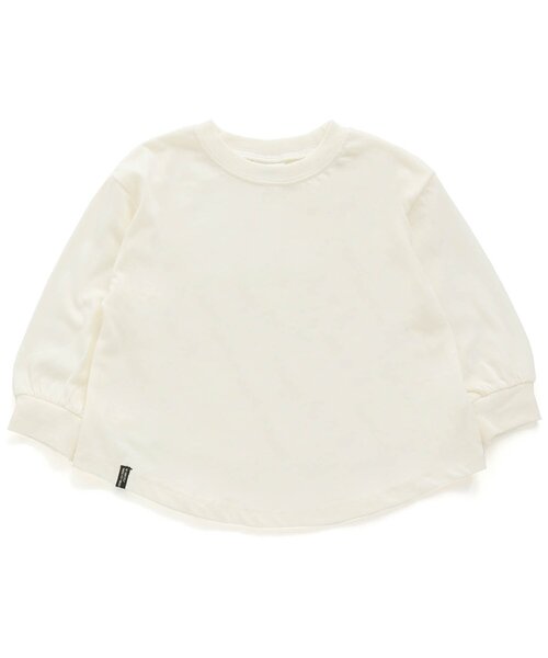 BREEZE（ブリーズ）の「WEB限定 無地.ボーダーロンT（Tシャツ/カットソー・キッズ・ピンク/ダークグリーン/ダークブルー/ベージュ/レッド/チャコール/ブラック/ブルー/イエロー/カーキ/オフホワイト・100/140/150/90/110/130/120）」の2枚目の写真