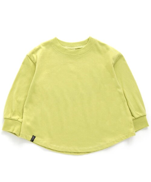 BREEZE（ブリーズ）の「WEB限定 無地.ボーダーロンT（Tシャツ/カットソー・キッズ・ピンク/ダークグリーン/ダークブルー/ベージュ/レッド/チャコール/ブラック/ブルー/イエロー/カーキ/オフホワイト・100/140/150/90/110/130/120）」の9枚目の写真