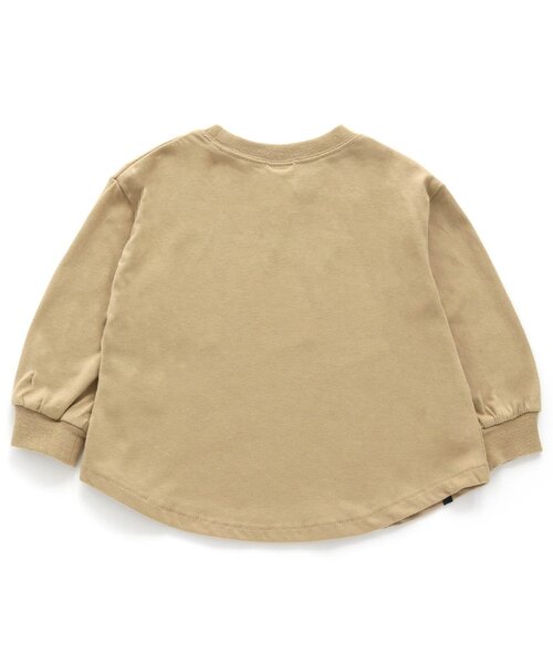 BREEZE（ブリーズ）の「WEB限定 無地.ボーダーロンT（Tシャツ/カットソー・キッズ・ピンク/ダークグリーン/ダークブルー/ベージュ/レッド/チャコール/ブラック/ブルー/イエロー/カーキ/オフホワイト・100/140/150/90/110/130/120）」の19枚目の写真