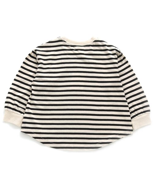 BREEZE（ブリーズ）の「WEB限定 無地.ボーダーロンT（Tシャツ/カットソー・キッズ・ピンク/ダークグリーン/ダークブルー/ベージュ/レッド/チャコール/ブラック/ブルー/イエロー/カーキ/オフホワイト・100/140/150/90/110/130/120）」の18枚目の写真