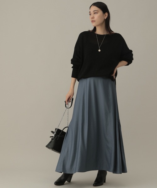 【美品】Chaos ミューナロウ ロングフレアースカート Chaos（カオス）の「ミューナロウ ロングフレアースカート