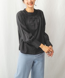 NARACAMICIE | ギャザーヨークプルオーバーブラウス(シャツ/ブラウス)