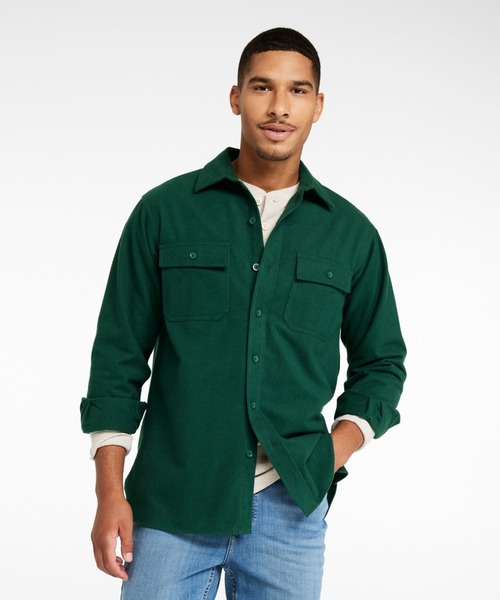 L.L.Bean（エルエルビーン）の「シャミー・クロス・シャツ ジャパン・フィット（シャツ/ブラウス・メンズ・ブラウン/ワインレッド/カーキオリーブ/ブルーグリーン/ヘザーチャコール/ネイビー/ダークブラウン・SMALL/MEDIUM/LARGE/X-LARGE/XX-LARGE）」の18枚目の写真