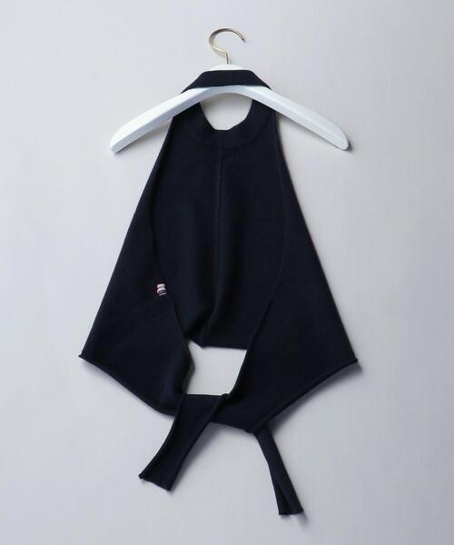 6（ロク）の「＜extreme cashmere＞KNIT HALTER NECK TOP