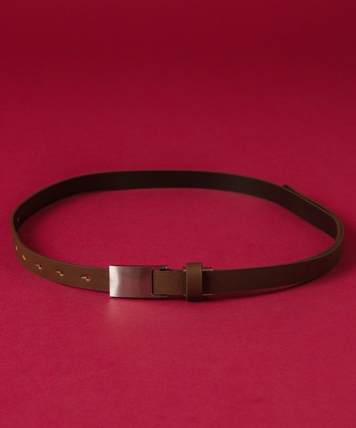 WEGO by こーせ（ウィゴーバイコーセ）の「∴WEGO by こーせ/ナローバックルベルト（ベルト・メンズ・ブラウン/ブラック・FREE）」の18枚目の写真