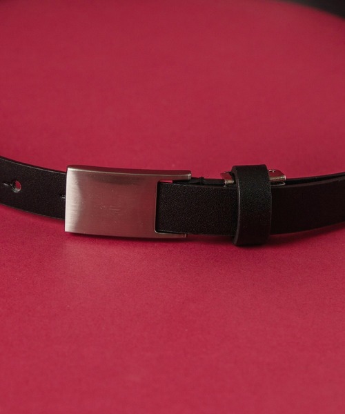 WEGO by こーせ（ウィゴーバイコーセ）の「∴WEGO by こーせ/ナローバックルベルト（ベルト・メンズ・ブラウン/ブラック・FREE）」の5枚目の写真