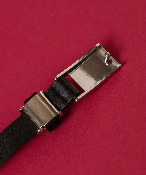 WEGO by こーせ（ウィゴーバイコーセ）の「∴WEGO by こーせ/ナローバックルベルト（ベルト・メンズ・ブラウン/ブラック・FREE）」の7枚目の写真