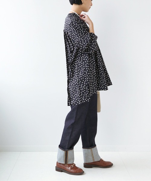 B.C STOCK（ベーセーストック）の「ロールアップデニムパンツ◆（デニムパンツ・レディース・ネイビー/ブルー・SMALL/MEDIUM）」の13枚目の写真