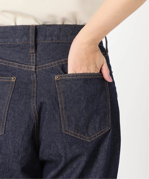 B.C STOCK（ベーセーストック）の「ロールアップデニムパンツ◆（デニムパンツ・レディース・ネイビー/ブルー・SMALL/MEDIUM）」の4枚目の写真