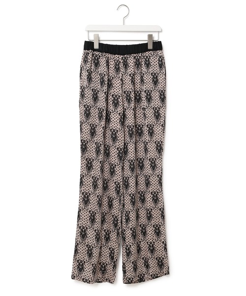 NE QUITTEZ PAS!(ヌキテパ)の「【ne Quittez pas】MODAL SATIN ETHNIC PRINT PANTS(その他パンツ・レディース・ベージュ/ブラウン・M)」の13枚目の写真