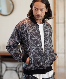 CAMBIO（カンビオ）の「mj8252-Chain Pattern Bonding Rib Blouson ブルゾン（ブルゾン・メンズ）」