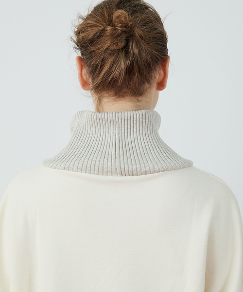 FRAPBOIS(フラボア)の「レイネックT カットソー(Tシャツ/カットソー・レディース・チャコールグレー/レッド/オフホワイト・1/2)」の11枚目の写真