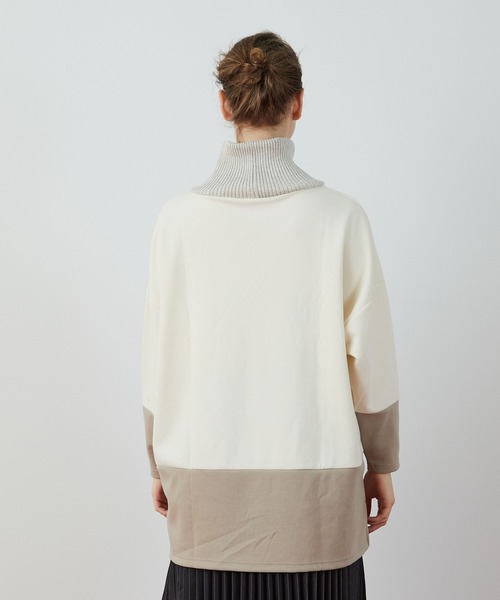 FRAPBOIS(フラボア)の「レイネックT カットソー(Tシャツ/カットソー・レディース・チャコールグレー/レッド/オフホワイト・1/2)」の15枚目の写真