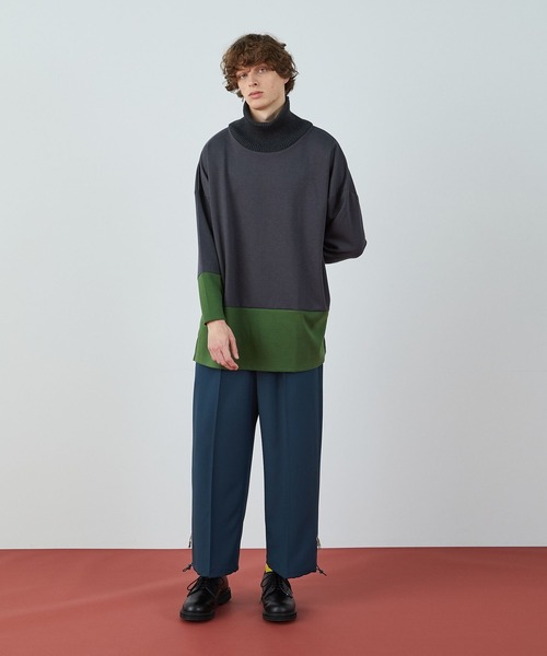 FRAPBOIS(フラボア)の「レイネックT カットソー(Tシャツ/カットソー・レディース・チャコールグレー/レッド/オフホワイト・1/2)」の22枚目の写真