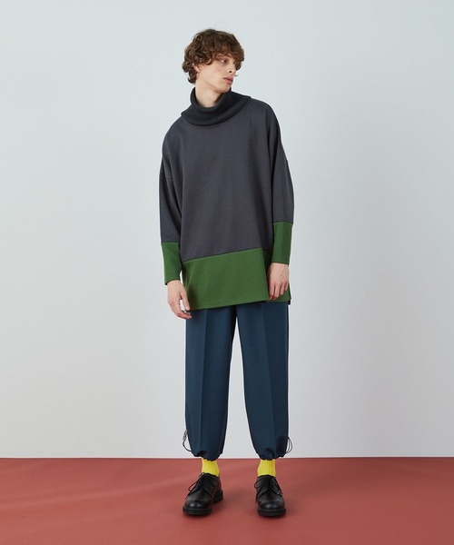 FRAPBOIS(フラボア)の「レイネックT カットソー(Tシャツ/カットソー・レディース・チャコールグレー/レッド/オフホワイト・1/2)」の14枚目の写真