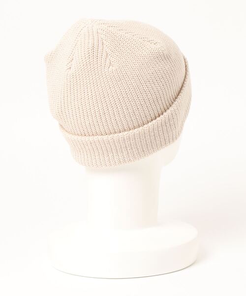 CPH(シーピーエイチ)の「【CPH / シープラスヘッドウェア】820 KNIT CAP / UNI COLOR(ニット帽)(ニットキャップ/ビーニー・メンズ・ブラック/オフホワイト・FREE)」の3枚目の写真