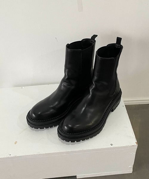 CAPRICIEUX LE'MAGE(カプリシューレマージュ)の「サイドゴアブーツ(ブーツ・レディース・ブラック/アイボリー・24.5/23.5)」の9枚目の写真