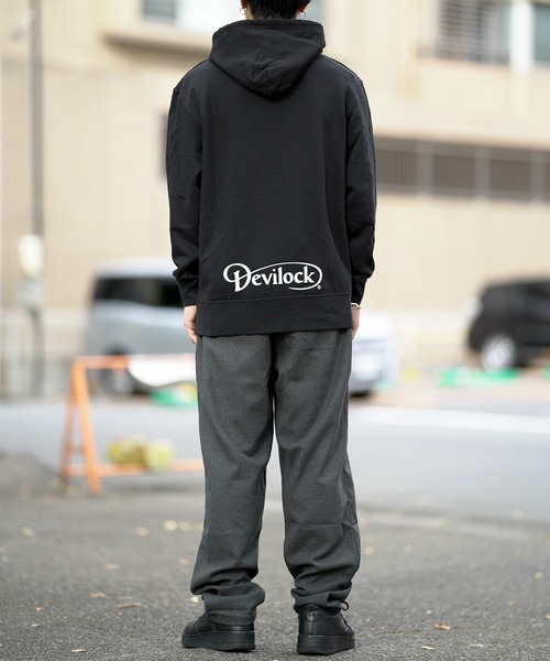 DEVILOCK(デビロック)の「DEVILOCK デビロック ベクトル&ダイムラー HOODIE パーカー(パーカー・メンズ・ブラック・MEDIUM/LARGE/X-LARGE/XX-LARGE)」の5枚目の写真