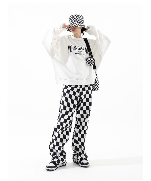 BASIC COTTON(ベーシックコットン)の「【BASIC COTTON】YC STITCH MTM(スウェット・メンズ・ホワイト/ブラック・ONE SIZE)」の10枚目の写真