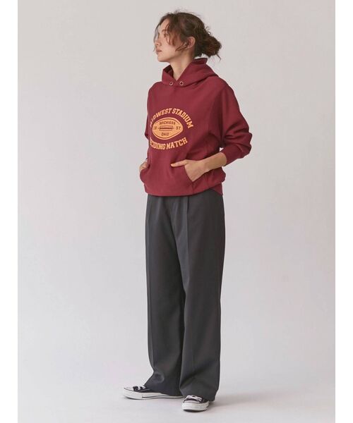 Ungrid（アングリッド）の「センタープレスルーズパンツ（その他パンツ・レディース・チャコールグレー/ブラウン/グリーン系その他・SMALL/MEDIUM）」の13枚目の写真