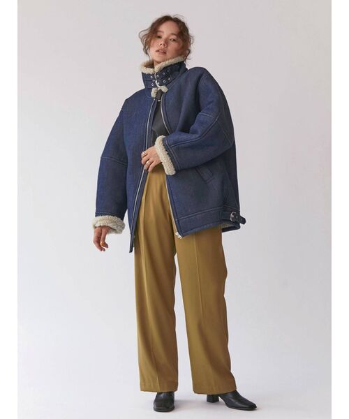 Ungrid（アングリッド）の「センタープレスルーズパンツ（その他パンツ・レディース・チャコールグレー/ブラウン/グリーン系その他・SMALL/MEDIUM）」の22枚目の写真