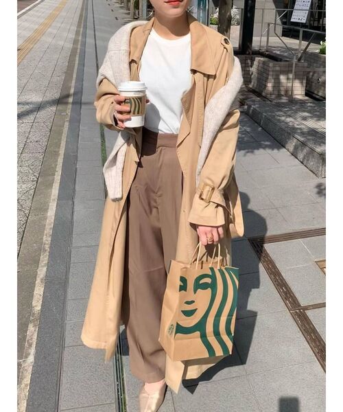 Ungrid（アングリッド）の「センタープレスルーズパンツ（その他パンツ・レディース・チャコールグレー/ブラウン/グリーン系その他・SMALL/MEDIUM）」の7枚目の写真