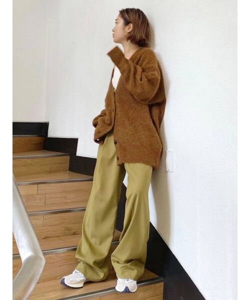 Ungrid（アングリッド）の「センタープレスルーズパンツ（その他パンツ・レディース・チャコールグレー/ブラウン/グリーン系その他・SMALL/MEDIUM）」の8枚目の写真